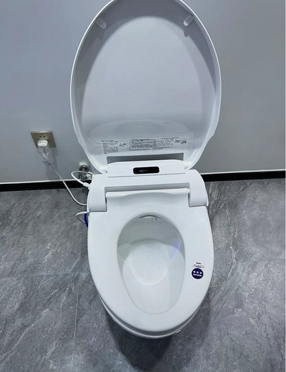 Intelligenter elektronischer Toilettensitzbezug – kabellose Fernbedienung, 3-in-1-Warmsystem, wassersparend – beheizt, trocken, waschen für modernes Badezimmer