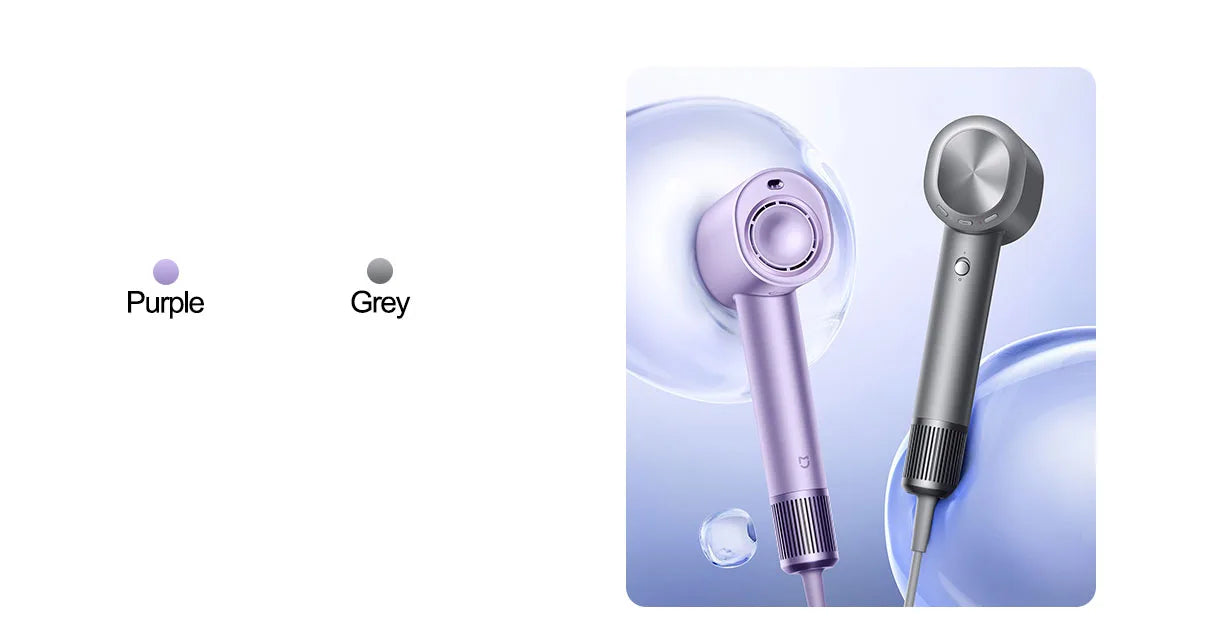 XIAOMI MIJIA High Speed Hair Dryer H701 Water Ion 65m/s Wind Speed 220V Professional Hair Care Quick Drye Negative lon HairDryer.