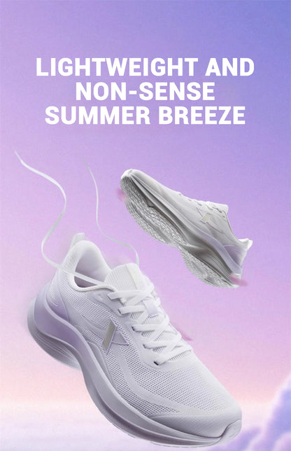 Xtep Laufschuhe für Damen, 2022, Sommer, atmungsaktiv, leicht, mit Rebound-Dämpfung, Stoßdämpfung, Sportschuhe 875218110014