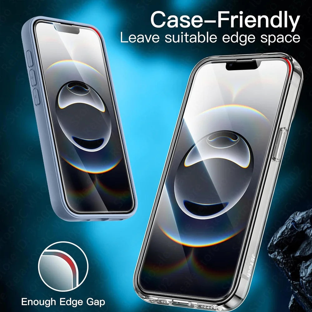 1-5PCS 10D Tempered Glass Case For iPhone 16e 5G Screen Protector For Apple IPhone 16 Pro Max 16Plus 16Pro IPhone16 e Glass Film.