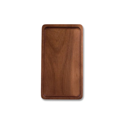 Solid Wooden Tray Rectangular Plate Fruit Snacks Food Storage Trays Hotel Home Oval Serving Tray Decorate Supplies.