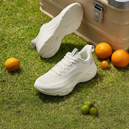 361 Degrees New Women Running RacingShock Absorbing Wear Casual All-Match Resistant Trendy Thick Bottom Female Sneaker 682412245.