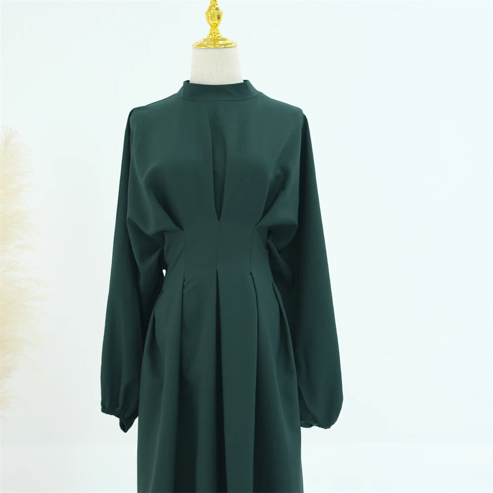 Ramadan Linen Abaya Dubai Turkey Islam Muslim Modest Dress Kaftan Prayer Clothes For Women Kebaya Robe Arabe Femme Musulmane