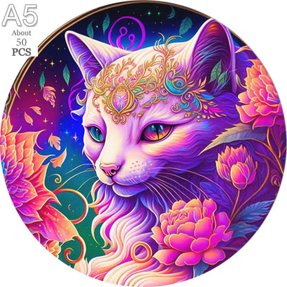 Giraffe Wooden Animal Puzzle Medium Difficulty Wood Jigsaws for Kids Adults Dragonfly Jigsaw Interesting Intelligent Toys