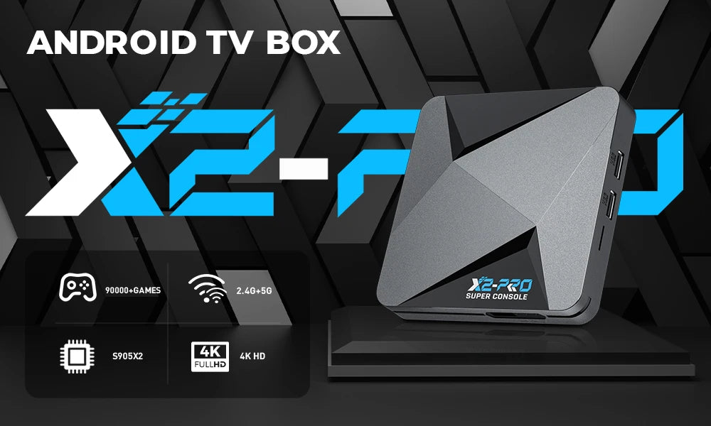 KINHANK Retro Video Game Console Super Console X2 Pro with 90000 Video Games for PS1/DC/MAME/SS with Gamepad Kid Gift Game Box.