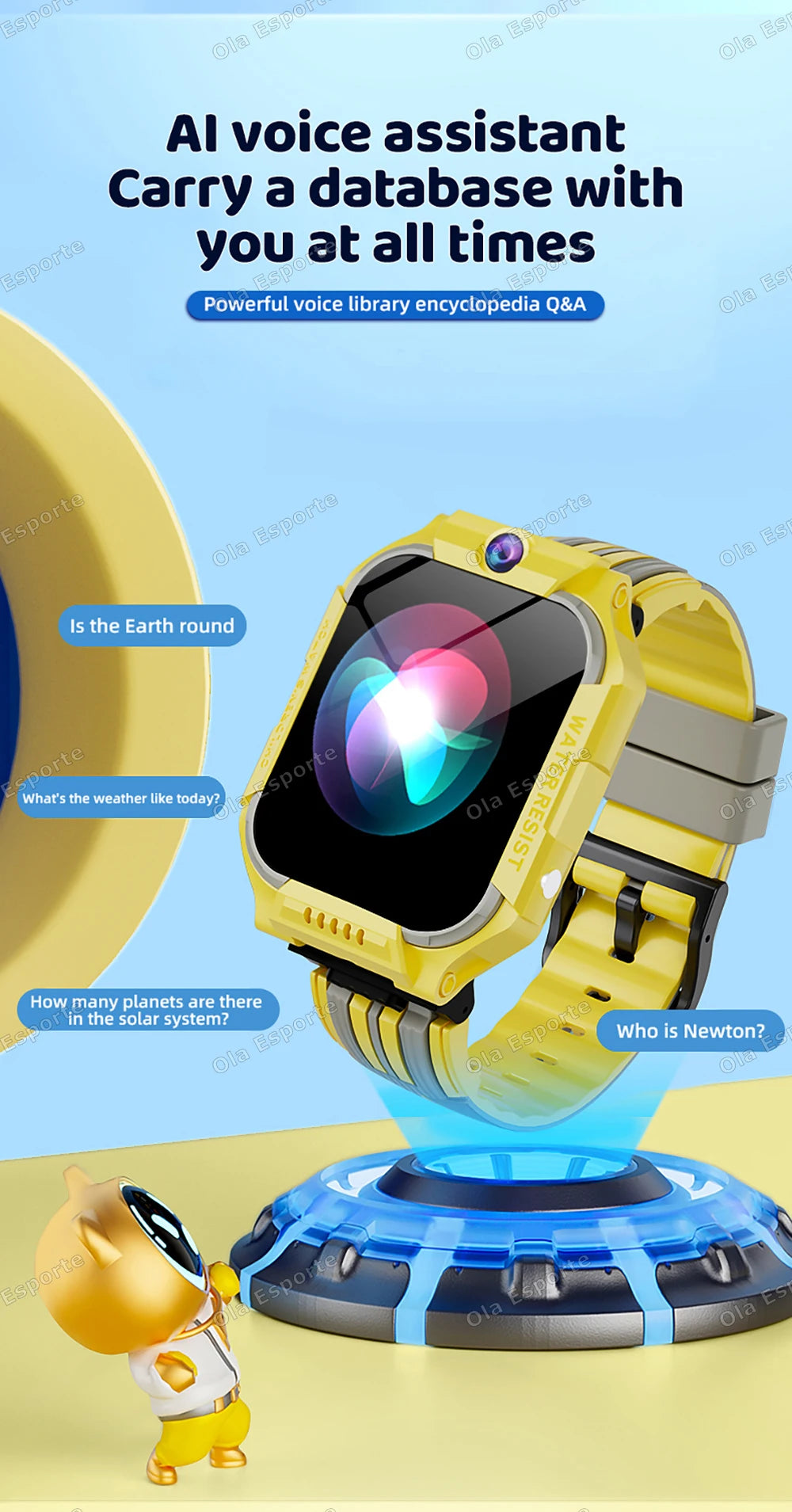 New Kids 5G Smart Watch SOS GPS+BDS/GLONASS Location Phone Call Camera Child Smartwatch 1.83 Inch WIFI Waterproof For Watch Gift.