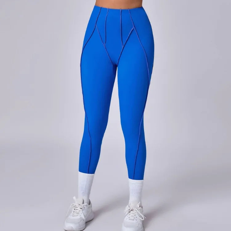 Seamless Yoga Leggings Pants Sports Fitness High Waist Peach Hip Raise Training Trousers Running Workout Gym Leggings for Women.