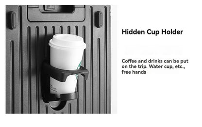 2024 neue Große Kapazität Tasse Halter Gepäck Koffer USB Lade Frauen Mädchen Handgepäck Internat Gepäck Reise 20/24/26/28 zoll.