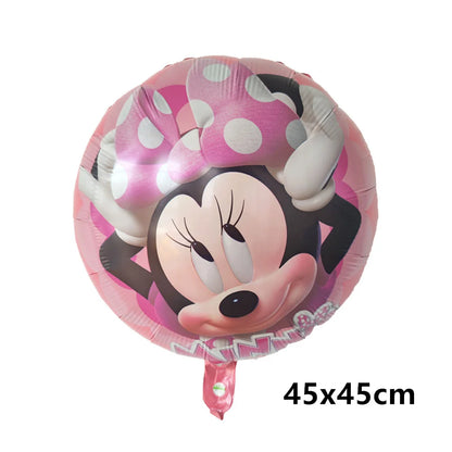 Mickey Minnie Folienballon Mickey Mouse Luftballons Minnie Geburtstag Party Dekor Kinderspielzeug Babyparty Ball Kinder Cartoon Geschenk