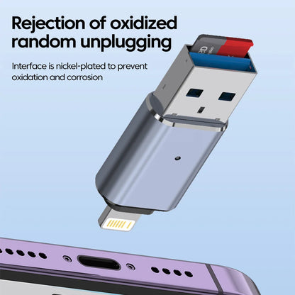 Elough USB 3.0 Card Reader SD TF Card Reader Lightning adaptador usb a tipo c High Speed Cardreader For iPhone Accessories.