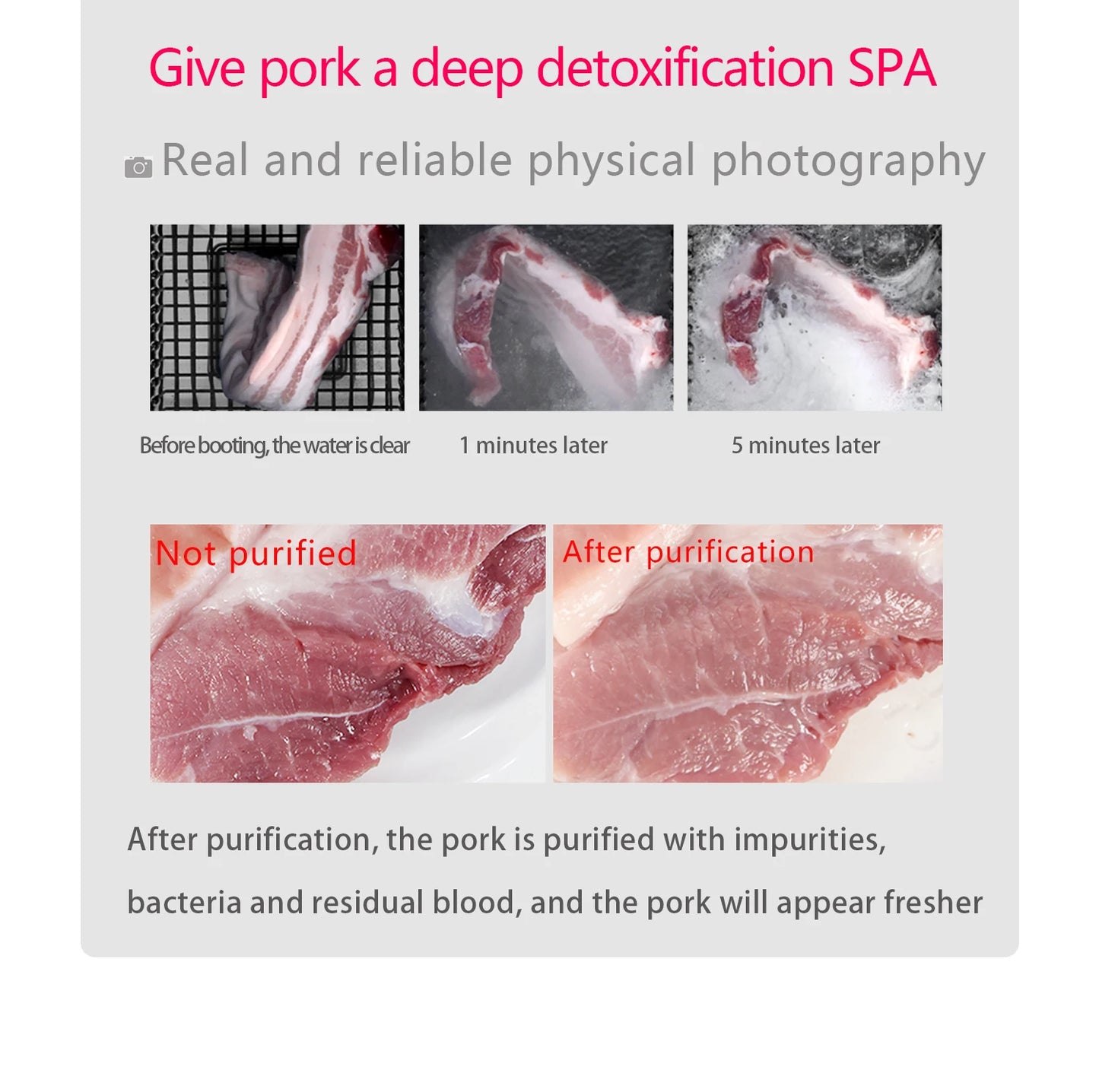 ASRAS Kitchen Sink Stainless Steel Nano Grey Kitchen Sink with Built-in Food Purifier, Hidden Cover & Adjustable Lift Faucet