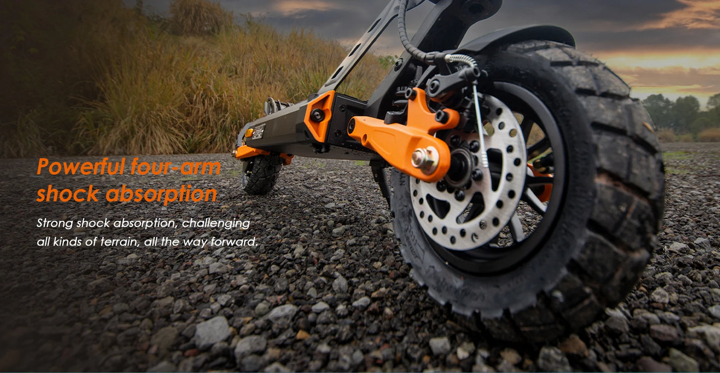 KuKirin G2 Pro VMP Electric Scooter 500W 48V 15.6Ah 9 Inch Off-road Tire Foldable Electric Scooter 25KM/H Speed 65KM Range.