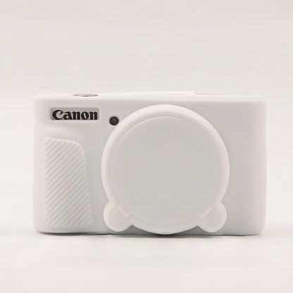 Camera Case for Canon PowerShot SX740 / SX730 Digital Camera, Soft Silicone Protective Bag Removable Lens Cover Accessories.