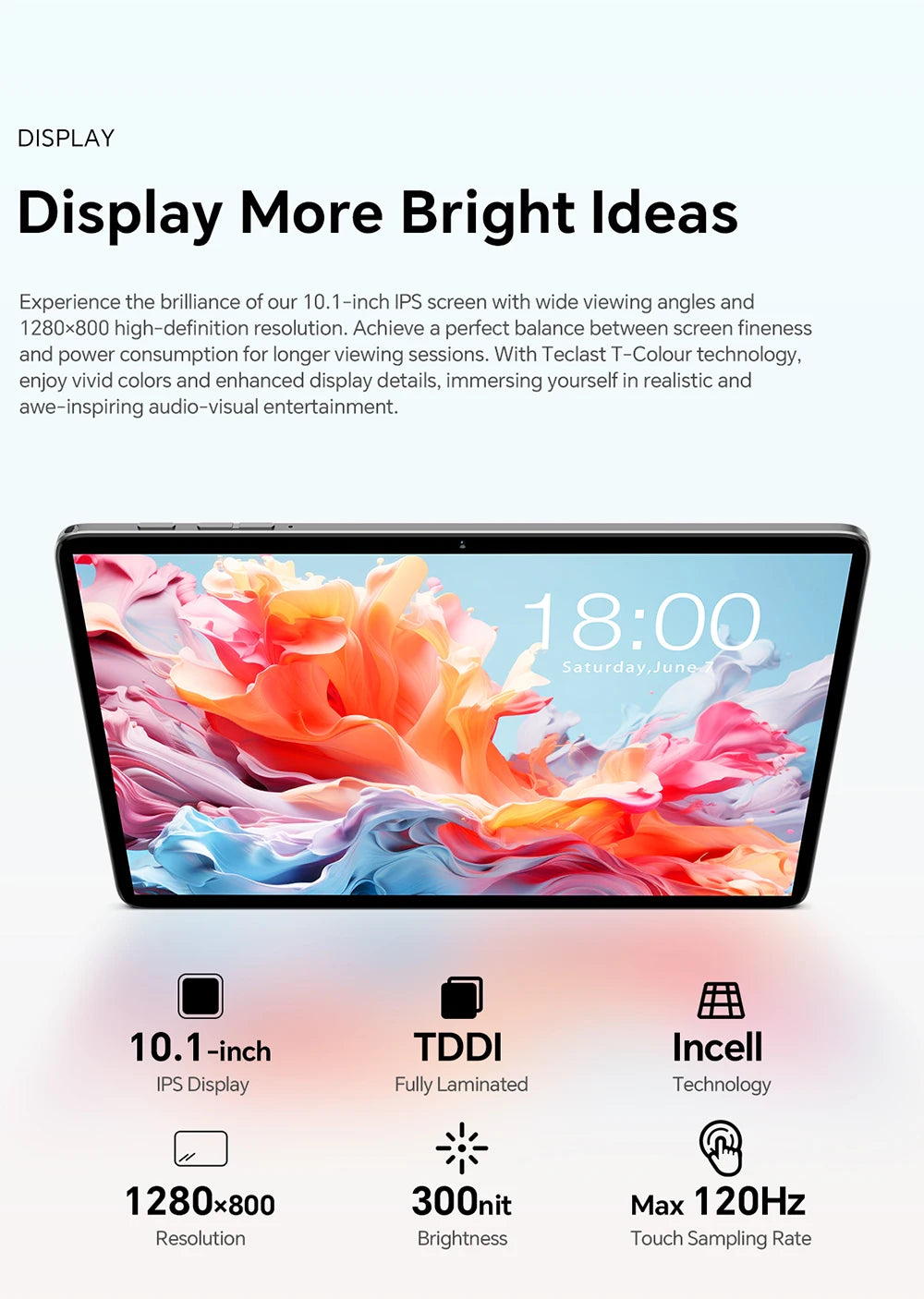 Teclast P30T Set 10" Tablet Android 14 Max 12Gb Ram 128Gb Rom T606 8-Core All-In-One Keyboard/Case/Mouse/Stylus/Headphone/Stand.