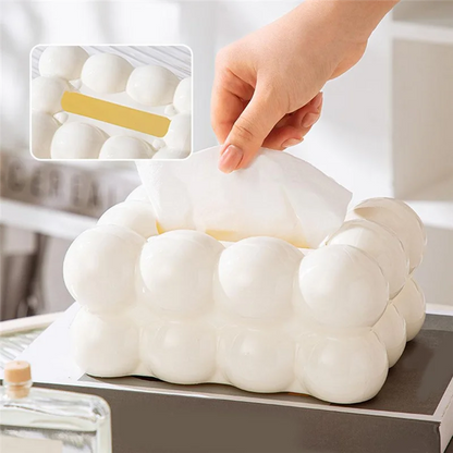 Bubble Shape Tissue Box Holder Living Room Tissue Case Cover Toilet Paper Dispenser Case Kitchen Napkin Holder Box-B61B.