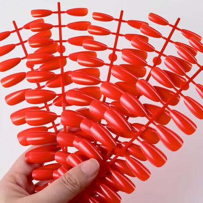 120Pcs Glossy White Almond Press on Nails Medium Full Cover False Nail Tips for Women Elegant Nail Art Extension Fake Fingertip.