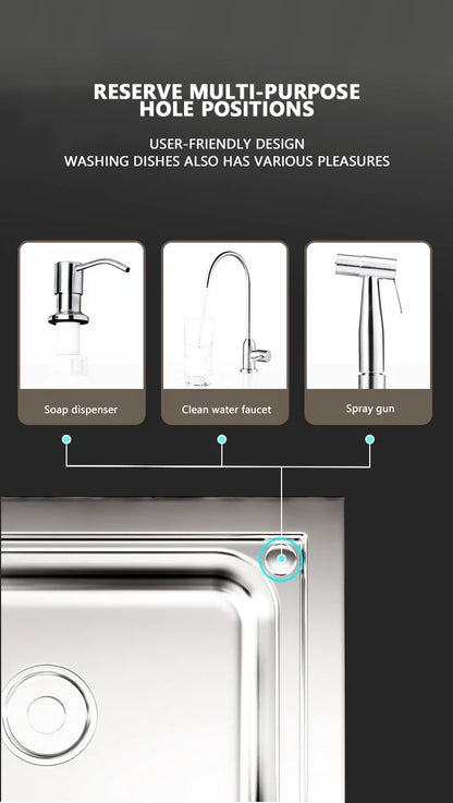 Wash Basin 304 Stainless Steel Sink with Bracket Single/double Sink Wash Basin For Kitchen, Garage, Laundry and Basement
