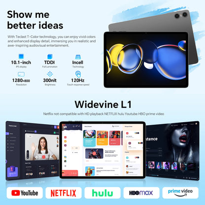 Teclast P30T Case 10-Inch Android Tablet 15 Max 12Gb Ram 128Gb Rom T606 8-Core All-In-One Keyboard/Case/Mouse/Stylus/Headphone/Stand.