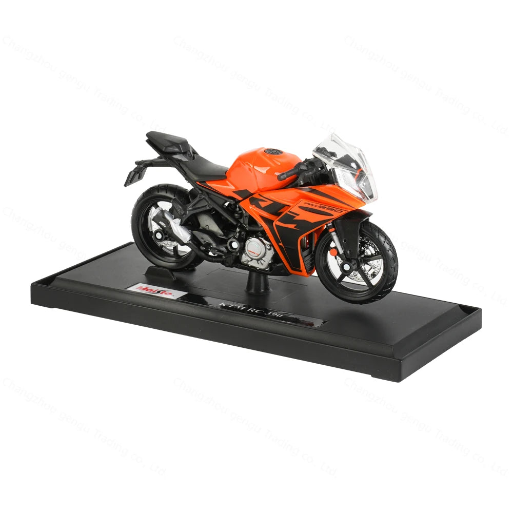 Maisto 1:18 New KTM RC 390 Static Die Cast Vehicles Collectible Hobbies Motorcycle Model Toys.