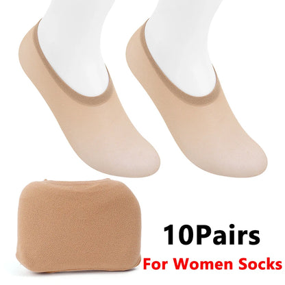 10Pairs Bamboo Men Ice Silk Socks Summer Spring Sports Socks Sweat Absorption Deodorant Thin Stripe Breathable Silk Long Sock