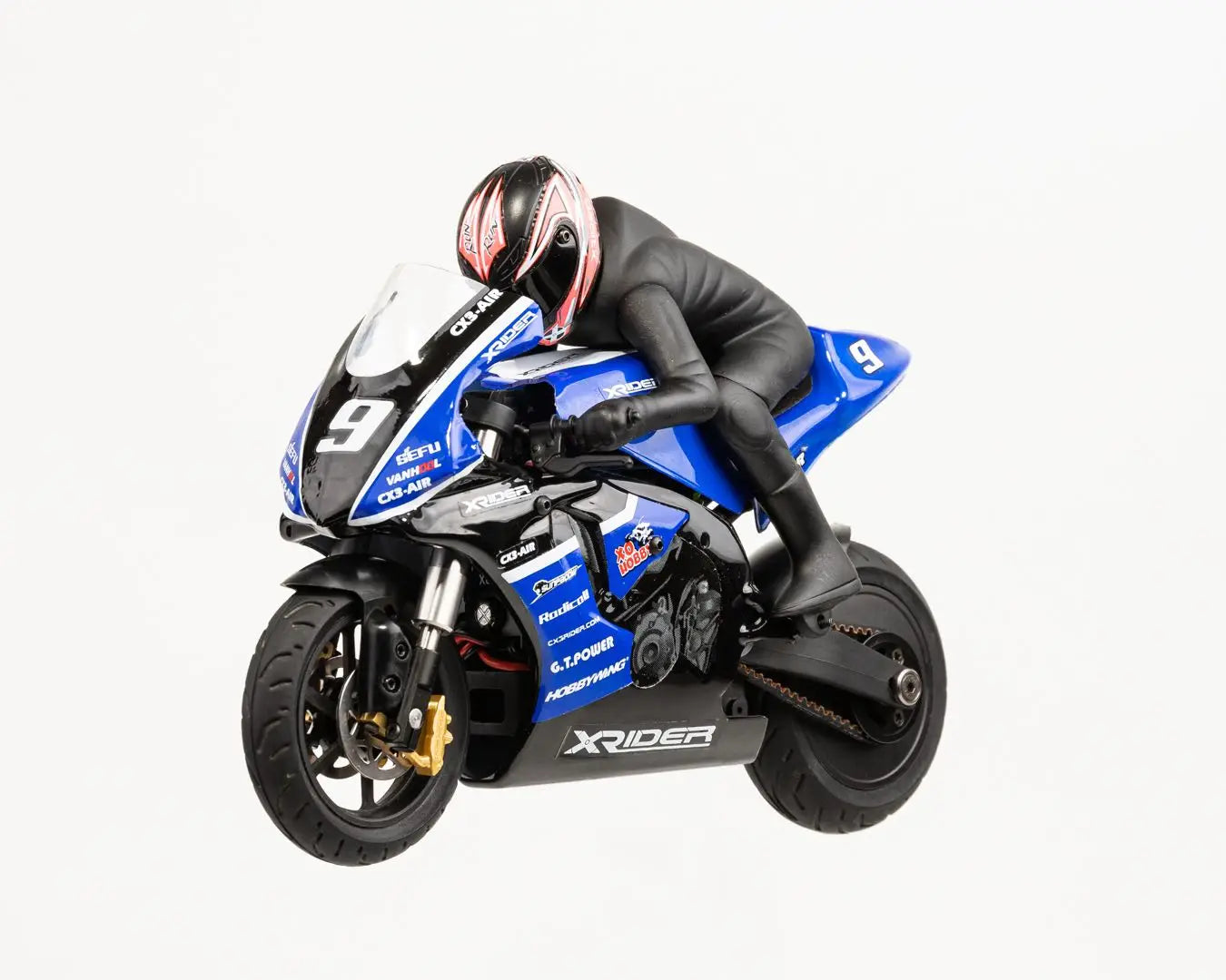 RC X-Rider 1/10 Remote Control GP Motorcycle CX3-EVO Brushless with Gyroscope High Speed Violence Model Rc Cars for Adults.