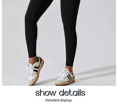 Fall New Long Sleeve Zipper Tight Butt Show Fitness Pants Women Running Sports Training Yoga Clothes Black One-Piece Suit.