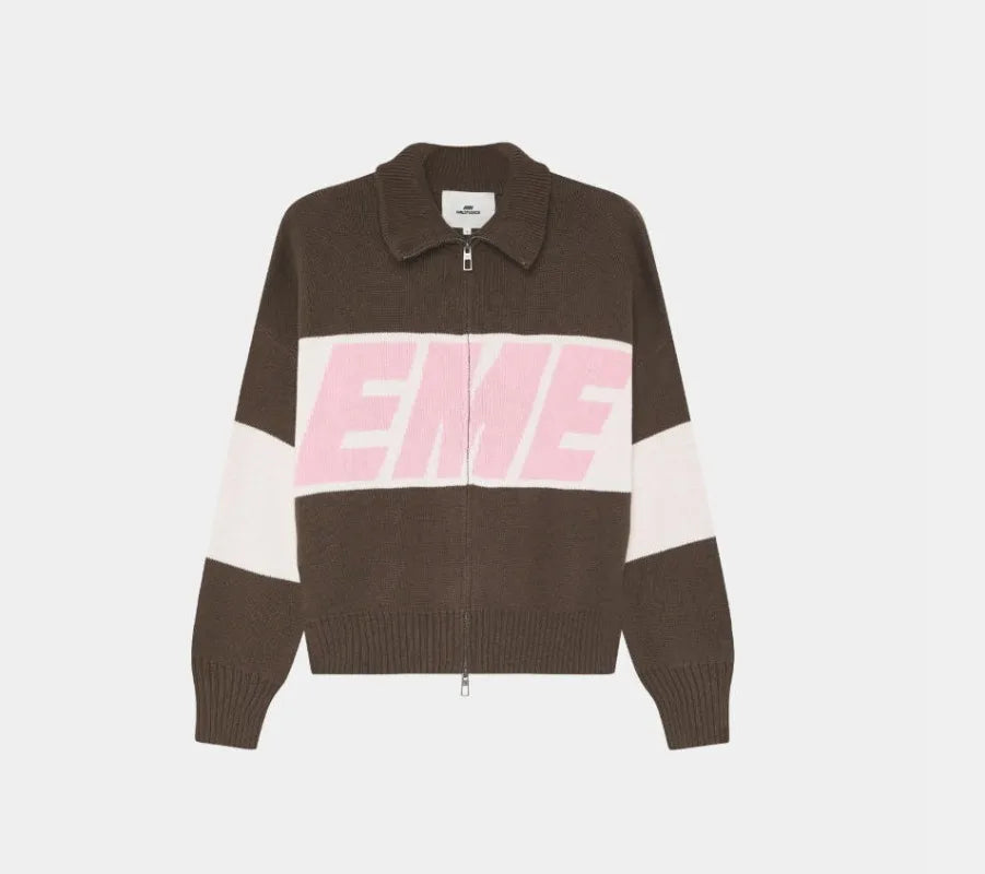 Autumn and Winter Warm Cardigan Sweater Men 2025 Trendy Casual Streetwear American Retro Letter Embroidery Zipper Pullover Women.