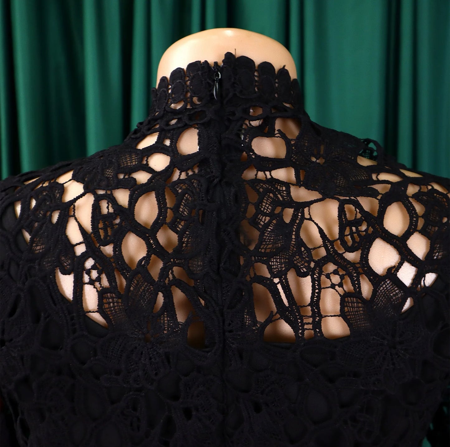 Elegant Jumpsuits & Rompers for Women O Neck Lace Patchwork Short Sleeve Sashes High Waisted Luxury Birthday Party Dinner Outfit