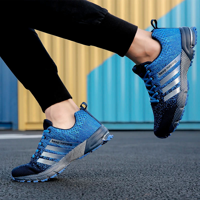 Men's and Women's Flats Fashion Casual Sneakers Couple Walking Shoes Plus Size 35-48 Breathable Fitness Running Shoes Men Shoes.