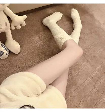 Stylish Pajama Sets for Women Kawaii Girls Autumn Winter Clothing Japan Style Long Sleeve Shorts Young Students Home Casual Soft.