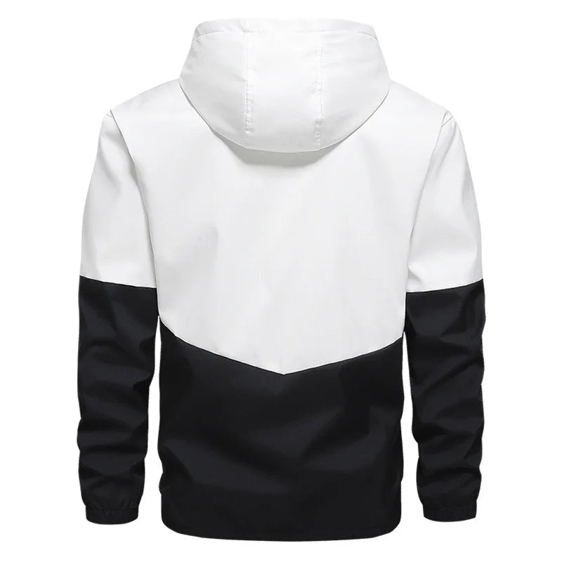 Spring and Autumn Men's Embroidered Hooded Sports and Leisure Set New Fashion Jacket and Pants 2-piece Hip Hop Sports Set.