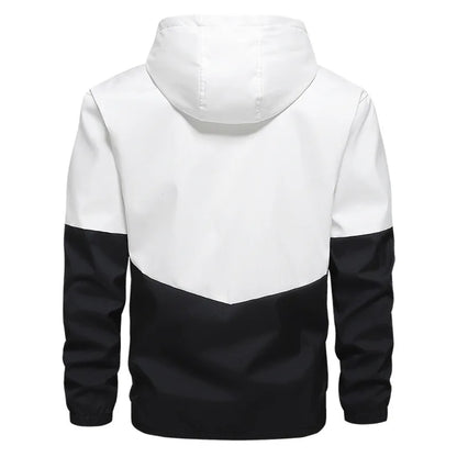 Spring and Autumn Men's Embroidered Hooded Sports and Leisure Set New Fashion Jacket and Pants 2-piece Hip Hop Sports Set.