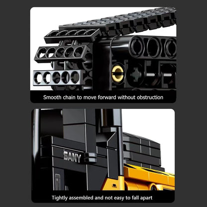 SEMBO BLOCK 1022pcs Excavator Models Building Blocks MOC City Construction Engineering Vehicle Bricks Educational Toys Boys Gift.