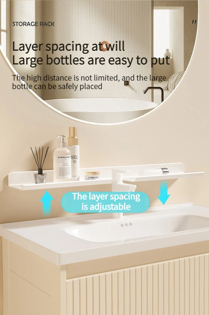 Badezimmerregal, Badezimmerregal, Toilettenlagerregal, Toilette, Küchenraum, Aluminium, zum Aufhängen an der Wand, stanzfreies Regal