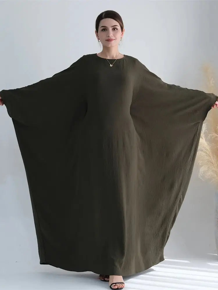 Ramadan Eid Baumwolle Leinen Khimar Abaya Set Dubai Muslim Sets Hijab Kleid Kaftan Abayas Kaftan Marocain Femme Vestidos Para Mujer