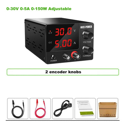 NICE-POWER DC Lab Power Supply 30V 60V 120V Adjustable Source For Phone Repair 24V 48V Switching Power Supply Battery Charging