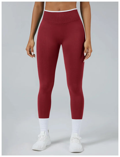 VEQKING Hip Lift Women Yoga Pants Seamless Ignite Sultpt Sports Leggings Scrunch Butt Gym Fitness Tights Elastic Workout Pants