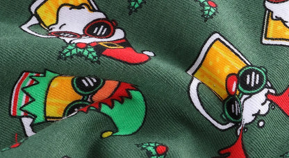 4 stücke Weihnachten Schlüpfer der Männer Baumwolle Shorts Marke Druck Männer Unterhosen Brief Bund Boxer Briefs Sexy Unterwäsche Männer Boxer