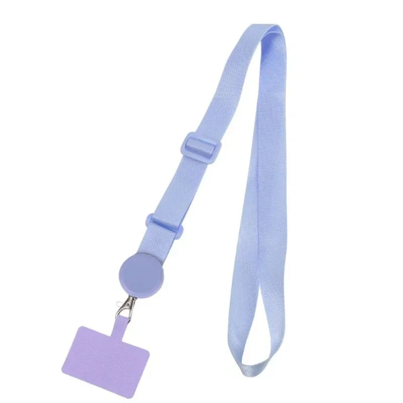 Long Crossbody Phone Lanyard Adjustable Neck Strap Wide Cloth Neckband Strap Rope Hanging Anti-Lost Phone Lanyard.