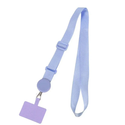 Long Crossbody Phone Lanyard Adjustable Neck Strap Wide Cloth Neckband Strap Rope Hanging Anti-Lost Phone Lanyard.