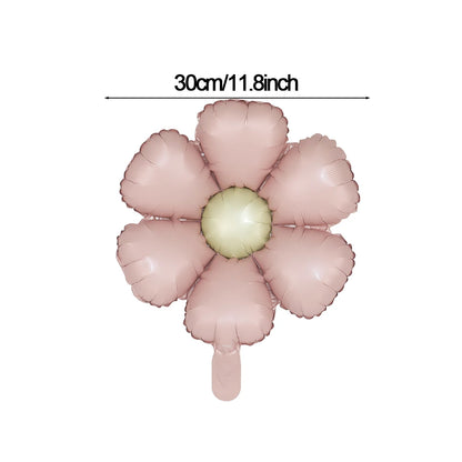 Matte 3D Herz Liebe dich Bär Aluminium Folie Ballon Hochzeit Dekoration Geschenke Schleife Stern Gänseblümchen Regenbogen Alles Gute zum Geburtstag Party Ballon.