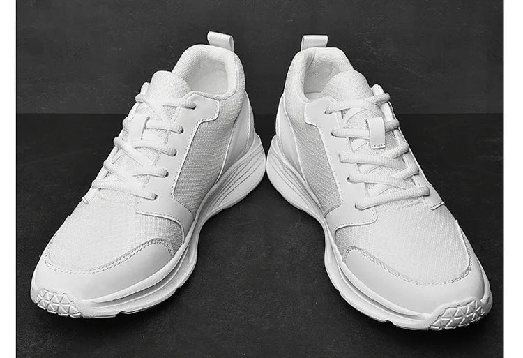 Men Elevator Shoes Height Increase Sneakers Shoes for Men 10cm Sports Casual Shoes Invisible Inner Heightening Shoes for Men 8cm