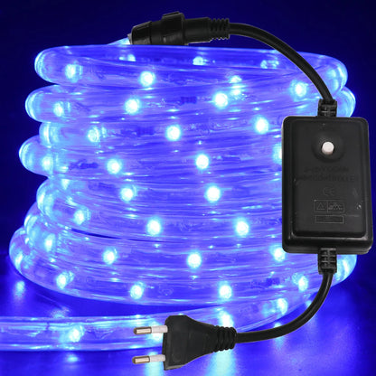 AC 220V Neon LED Strip Waterproof 360 Degree Round Neon Sign Light Blue Red White Outdoor Rainbow Tube Rope Light Party Decor.