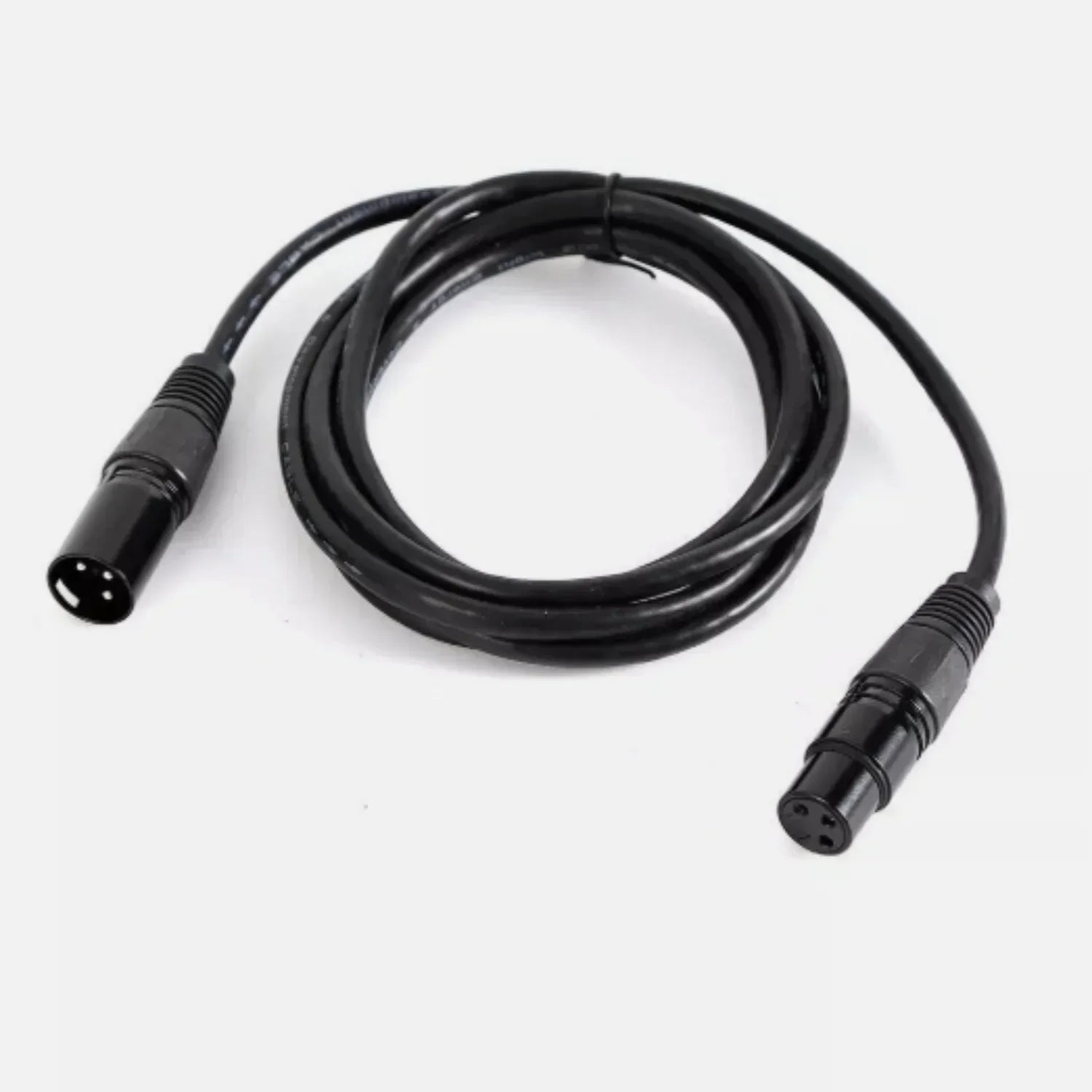 10Pcs 2M DMX XLR Cable Set 3 Pins Metal Connectors Multi-Layer Shielding Non-Waterproof For Stage Lighting & Events.