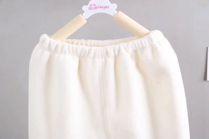 2025new winter girls plush set for boys casual sports two-piece set for baby toddler outdoor clothing sets.