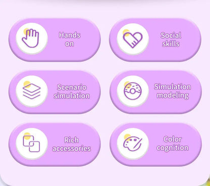 Kids Tea/Pastry Set Toy Simulation Pretend Play Food Playset for Children Montessori Toddler Children Gift Kitchen Girl.