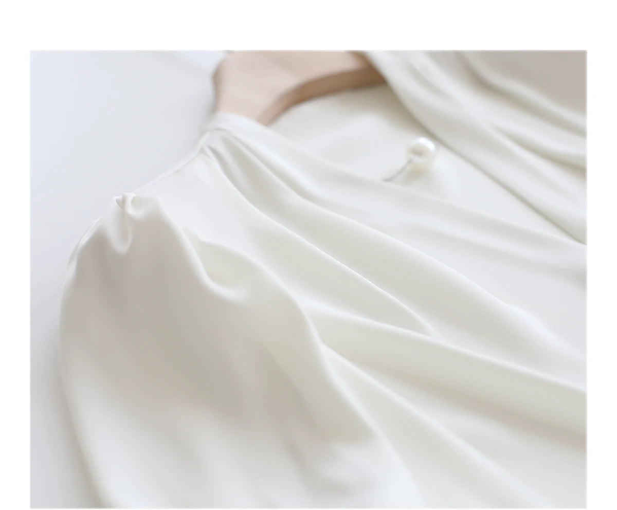 2025 Fashion Summer Short Sleeve V-Neck Women Blouse White Blouse Shirt Women Tops Blouses Shirts Blusas De Mujer Camisas P856