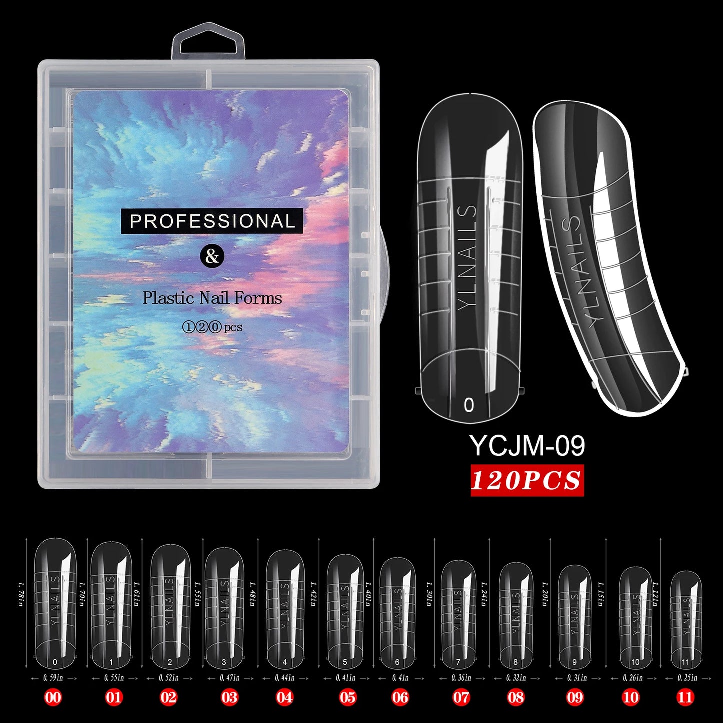 Extension False Nails Art Tips Acrylic Fake Finger Gel Polish Mold Sculpted Full Cover Press on Nails Manicures Accessories Tool