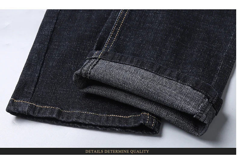 New Men Classic Jeans Jean Homme Pantalones Hombre Men Mannen Soft Black Biker Masculino Denim Overalls Mens Pants Size 32-38.