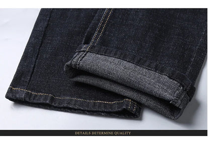New Men Classic Jeans Jean Homme Pantalones Hombre Men Mannen Soft Black Biker Masculino Denim Overalls Mens Pants Size 32-38.